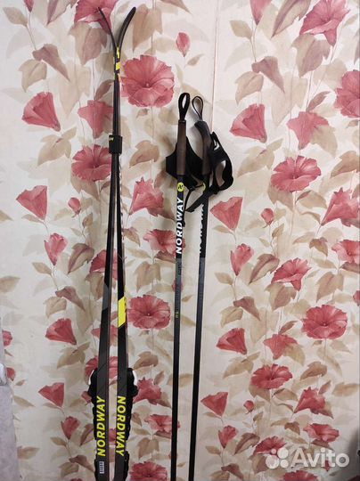 Лыжи беговые nordway rs combi+ботинки rs skate