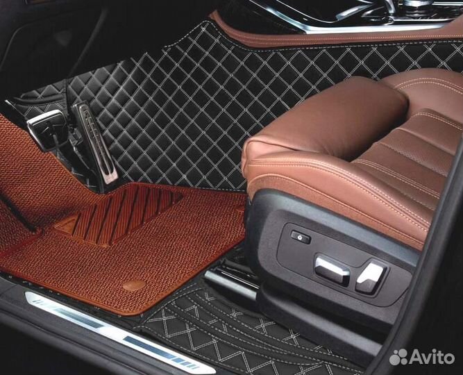 3D Коврики Toyota Салон Багажник из Экокожи