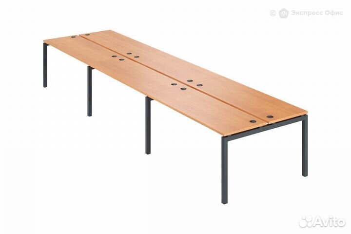 Стол-бенч двойной на 6 рабочих мест Арго амб-004.6