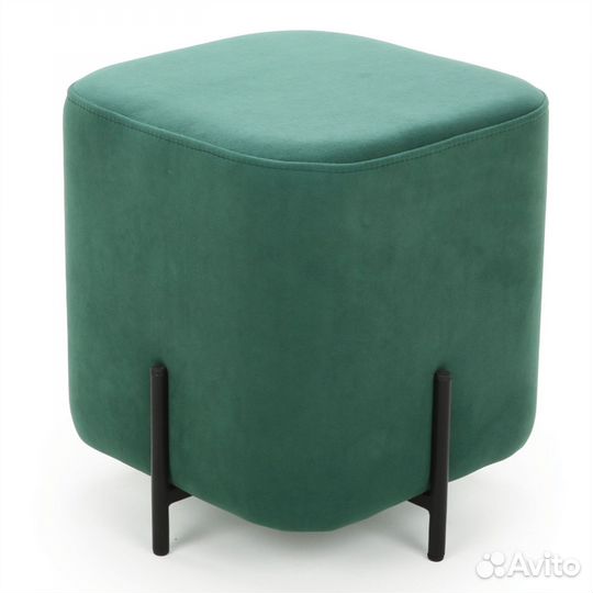 Пуф Beneli гуфи, квадратный, зеленый, велюр, для г