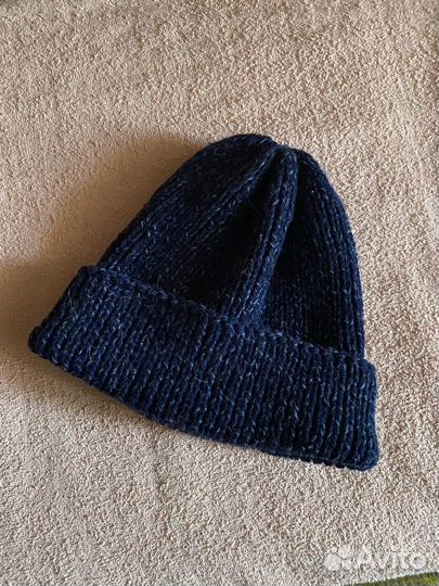 Шапка новая мужская вязание ручное