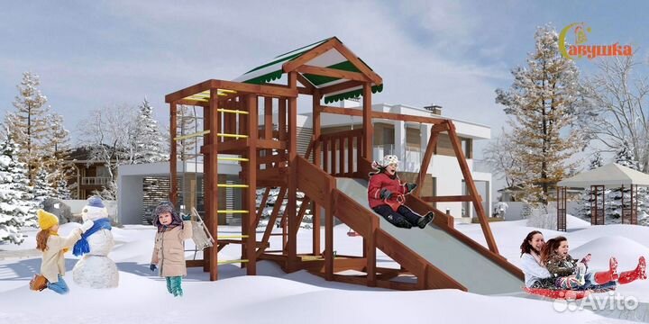 Новый детский спортивный комплекс для дачи