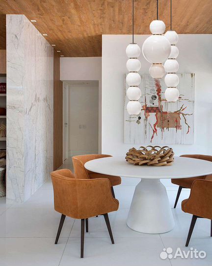 Легкий, воздушный подвесной светильник подвес