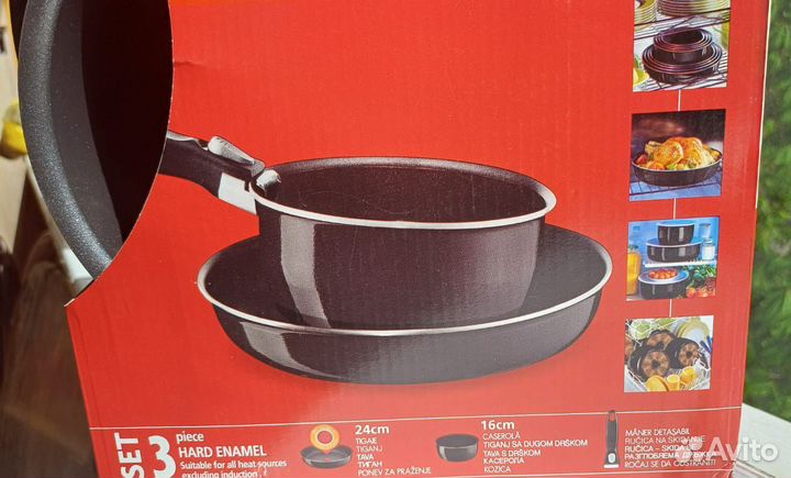 Набор tefal Ingenio 3 предмета новый