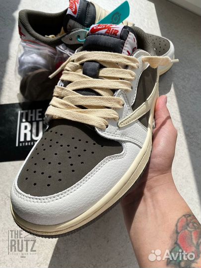 Кроссовки Nike air Jordan 1 Travis Scott Mocha