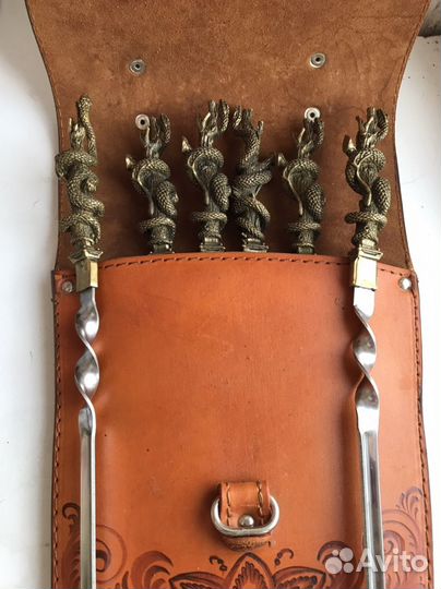 Набор шампуров подарочный