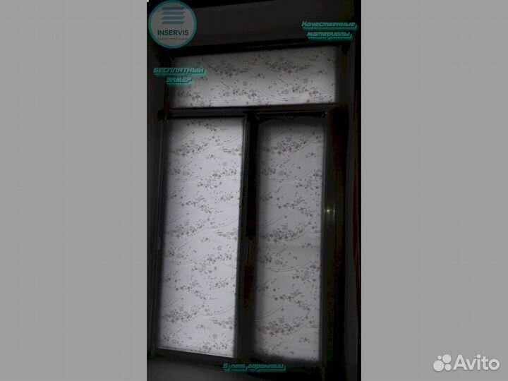 Римская штора тюль