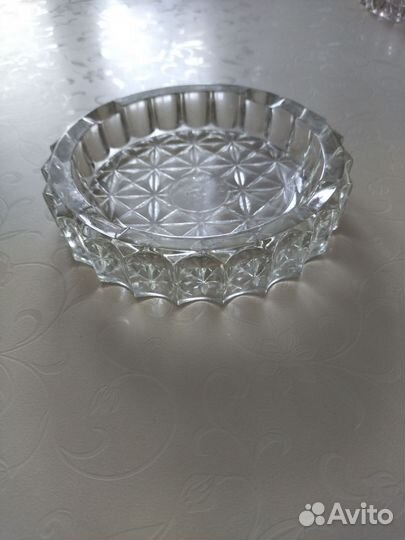 Хрустальная пепельница