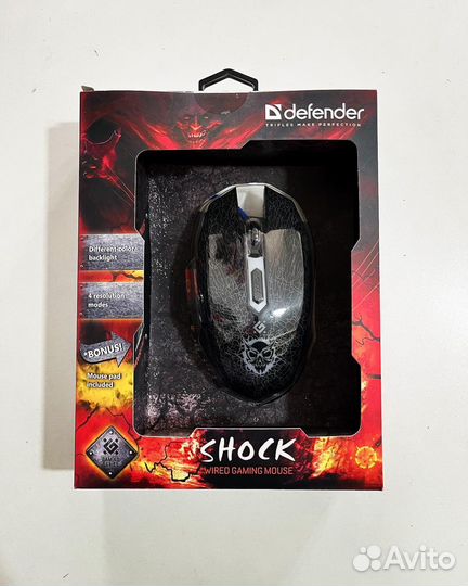 Игровая мышь + коврик внутри