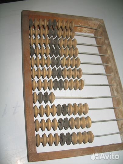 Продаю счёты русские деревянные б/у