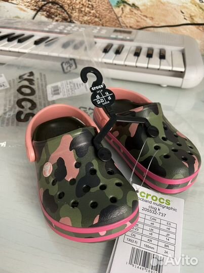 Шлепки Crocs c4 и c6