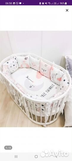 Бортики в детскую кроватку