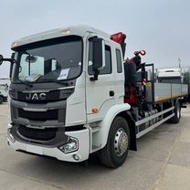 Бортовой грузовик JAC N200 с КМУ FASSI, 2024, Долгопрудный