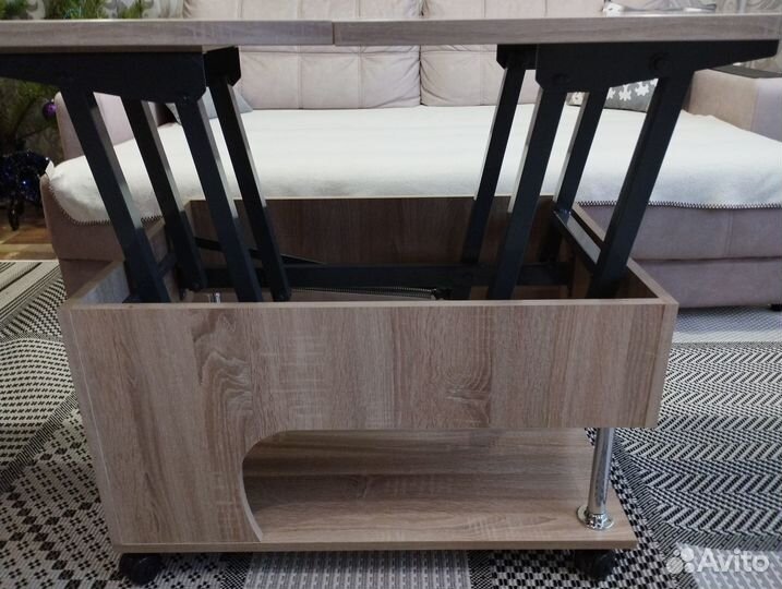 Стол трансформер журнальный обеденный