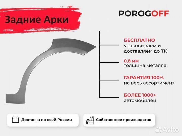 Ремонтная арка Daewoo Nexia