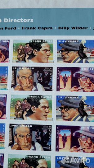 Марки коллекционные США Франция