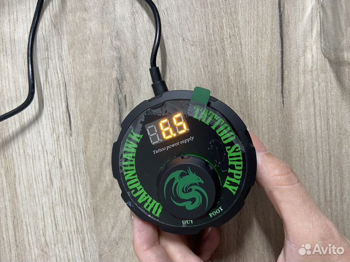 Машинка для татуажа и тату с блоком новая