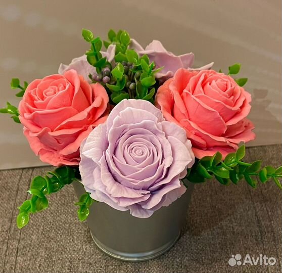 Букет из ароматического мыла