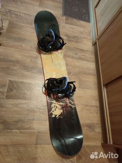Сноуборд 153см крепления ботинки комплект