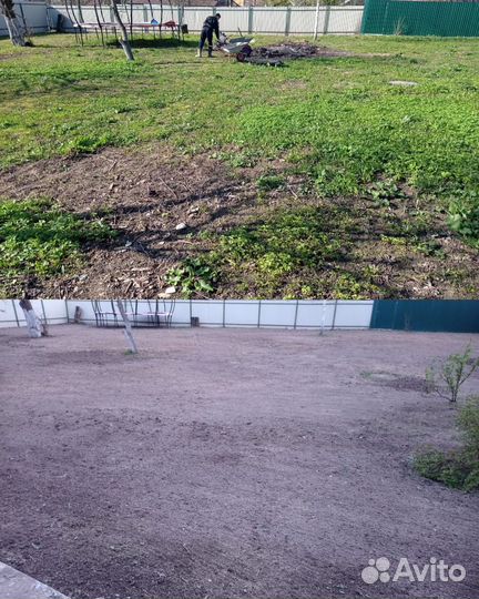 Вспашка, фрезерование, выравнивание, газон