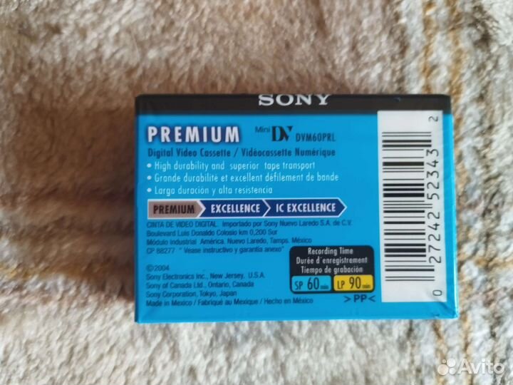 Кассета DVM60PR3 Mini DV для Sony Premium