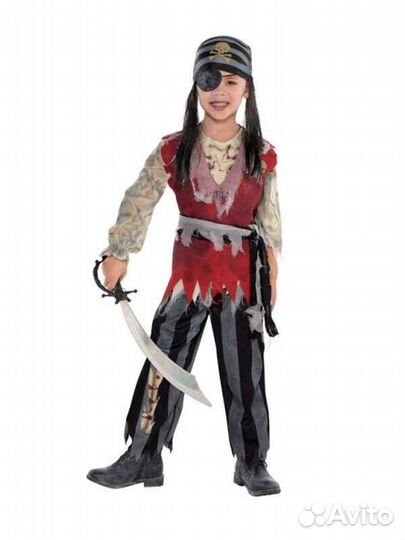 Костюм карнавальный пират- призрак