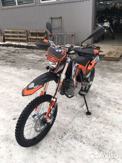 Мотоцикл кроссовый kayo T4 250 enduro PR