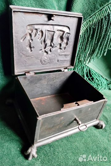 Шкатулка. Россия, Касли. П.Теплековъ, 1892 год