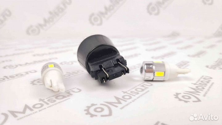 Лампа 12 В T10, 6 светодиодов SMD 5630 Super Whit