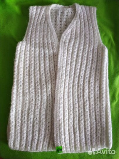 Шаль, жилетки, ручная работа