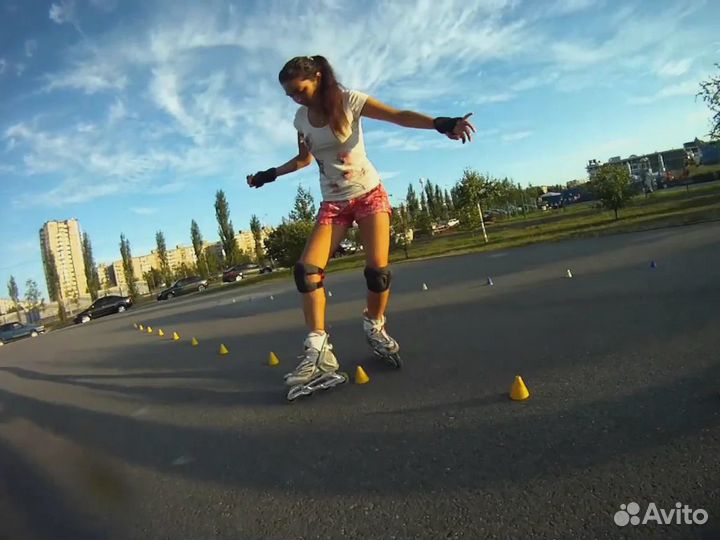 Обучение катанию на роликах