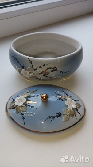 Шкатулка кисловодский фарфор СССР