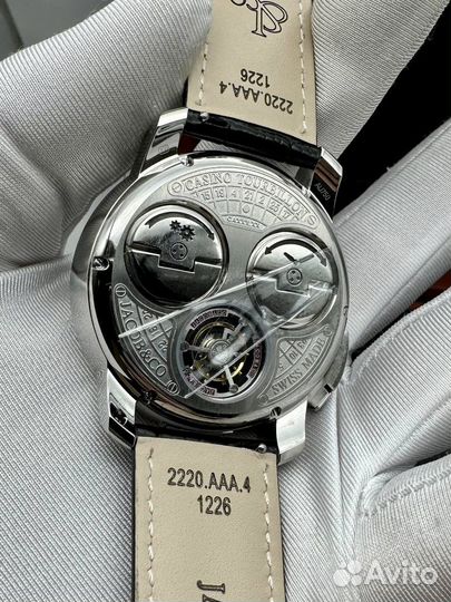 Silver Jacob & Co Casino Tourbillon (часы казино)
