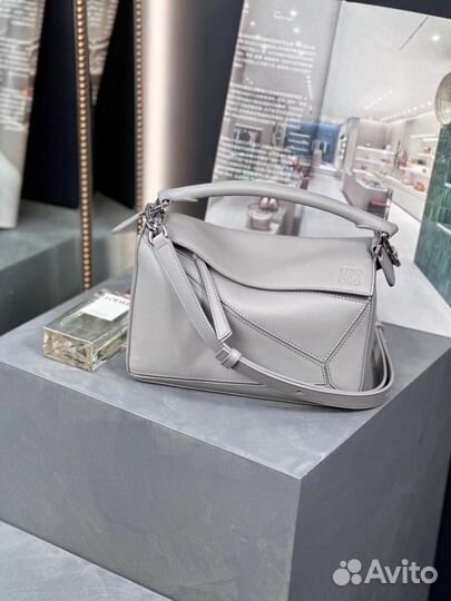 Сумка loewe puzzle 24 серая