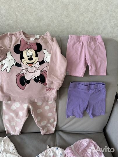 Фирменные вещи пакетом для девочек 74-80 9-12 мес