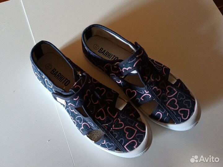 Сандали тканевые для девочек 31 размер