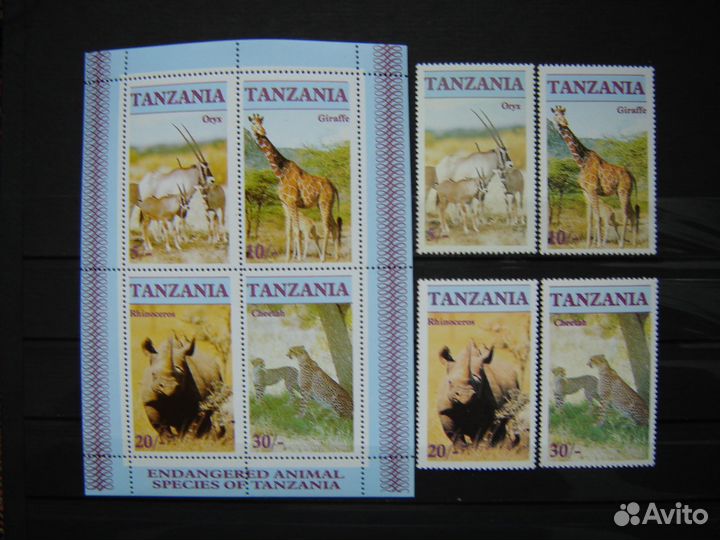 Фауна на зарубежных марках