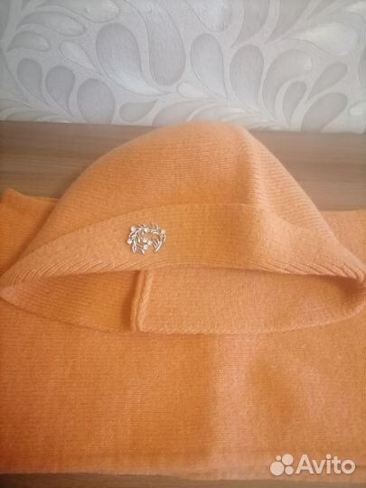 Комплект шапка+шарф женский