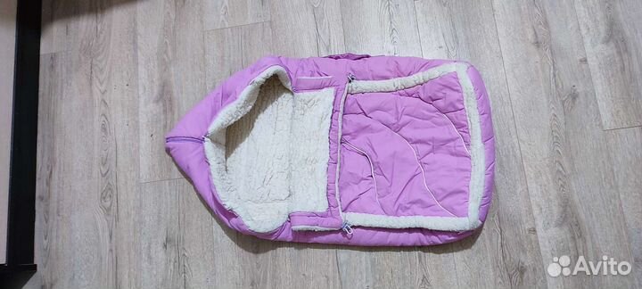 Зимний конверт в коляску