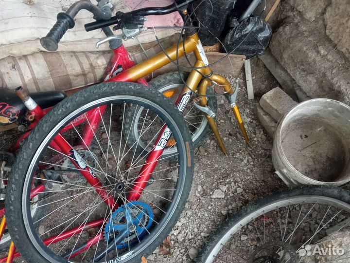 Рама велосипеда и калеса