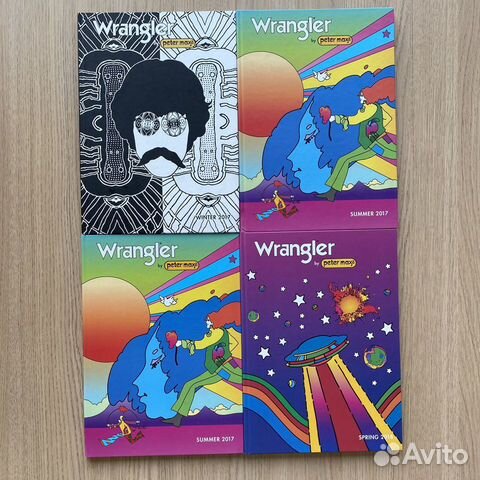 Журнал/Лукбук/Книга Wrangler x Peter Max оригинал