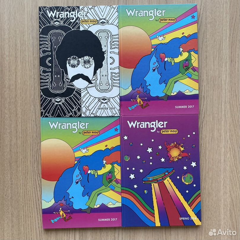 Журнал/Лукбук/Книга Wrangler x Peter Max оригинал