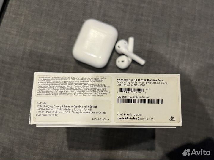 Наушники apple airpods 1 оригинальные