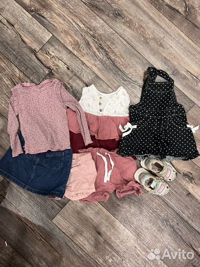 Вещи пакетом на девочку 80 86