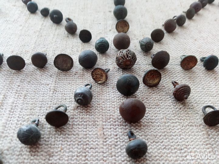 Пано картина из пуговиц гирек