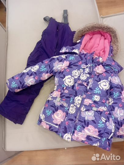 Зимний костюм для девочки 110