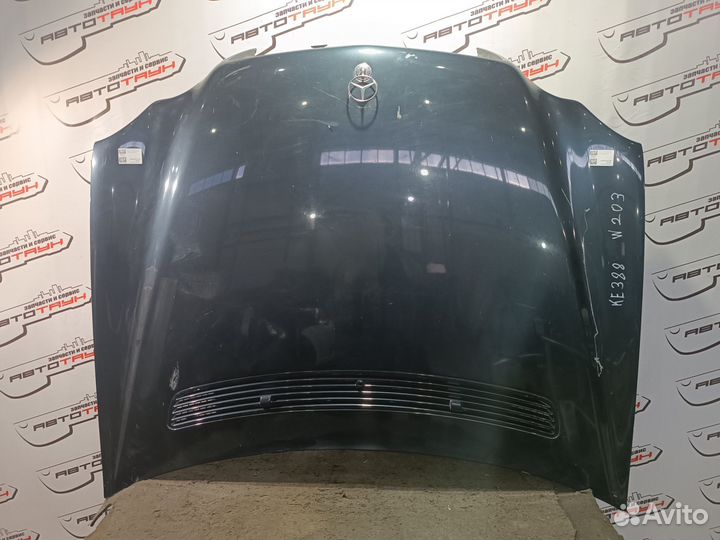 Капот mercedes-benz C-class S203 W203 A2038800157 темно-зеленый, 189U KE388