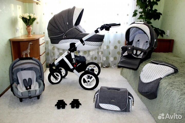 Коляска 3в1 Adamex