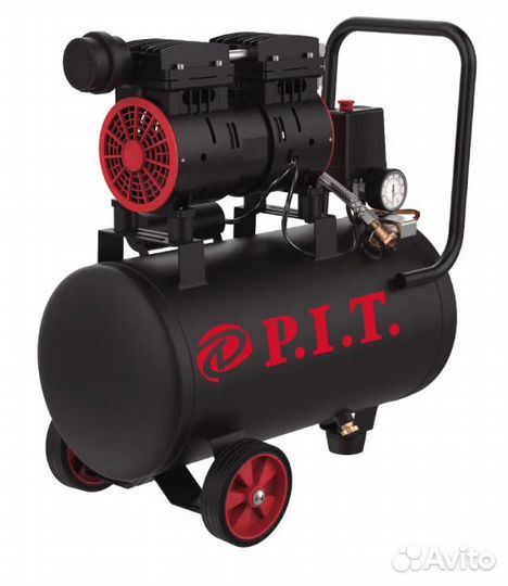 Компрессор поршневой безмасляный P. I. T. PAC24-C1