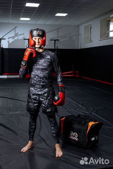 Комплект: рашгард + компрессионные штаны venum